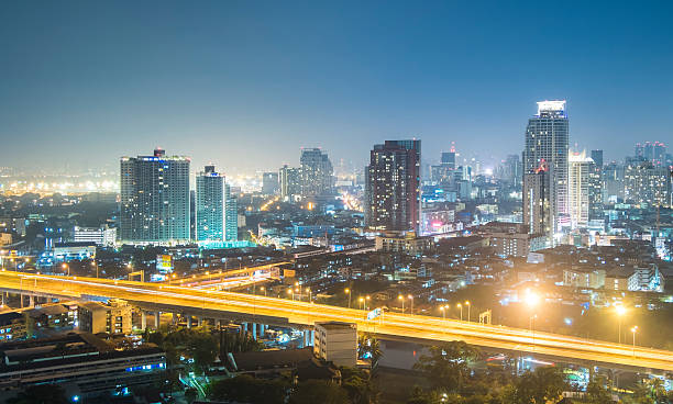 istock night cityscape of bangkok 527882879