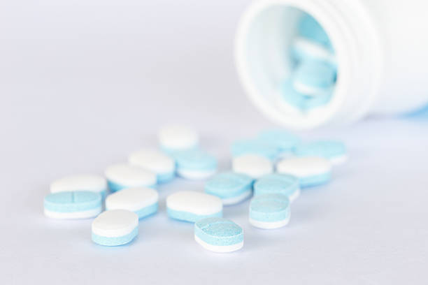 istock Close up Medicine pills and bottle 527882929