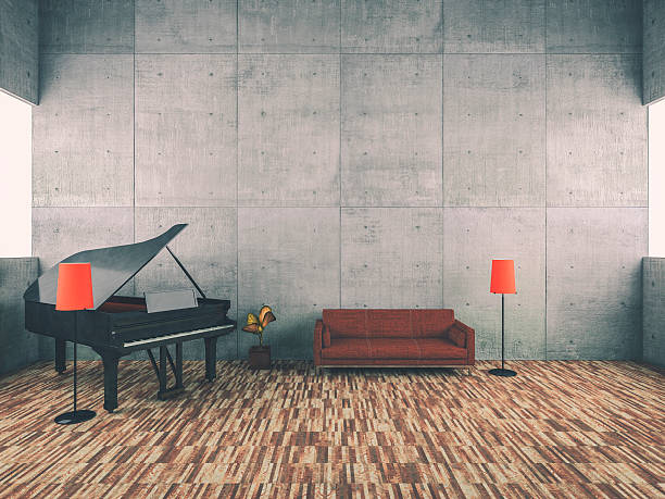istock Architectural interior living room concept 527884286