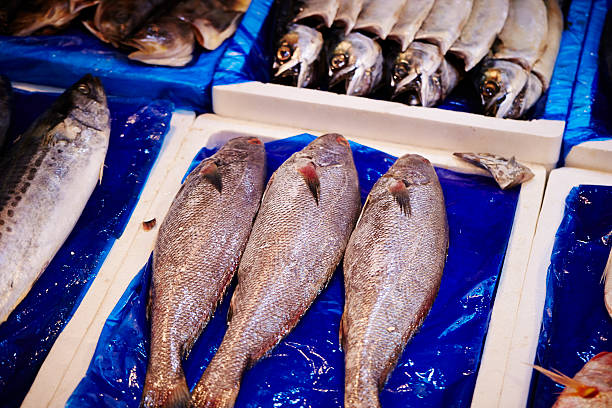 Fishes sold at Korean market