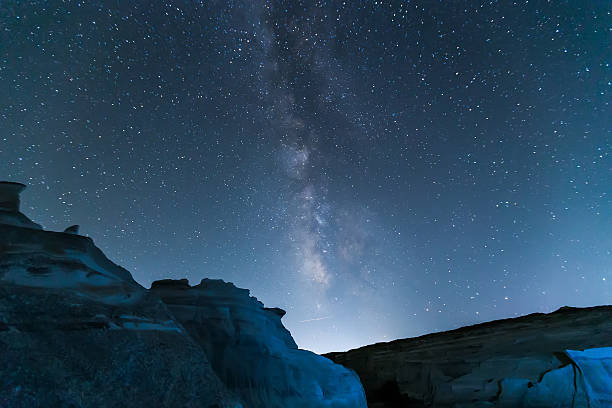 istock The Milky Way from Sarakiniko beach in Milos, Greece. 527886178