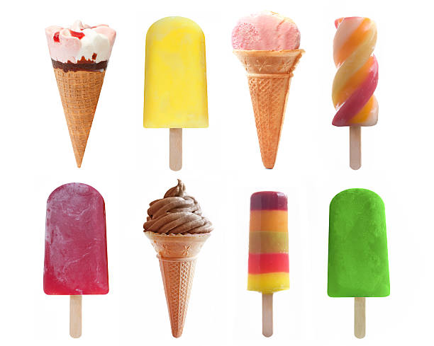 istock Ice cream and ice lolly selection 527886866