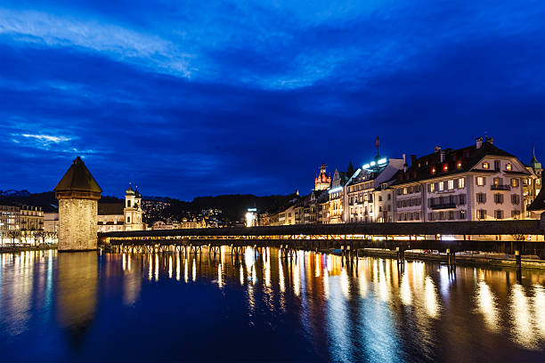 istock Lucerne, the Chapel Bridge - Switzerland 527888504
