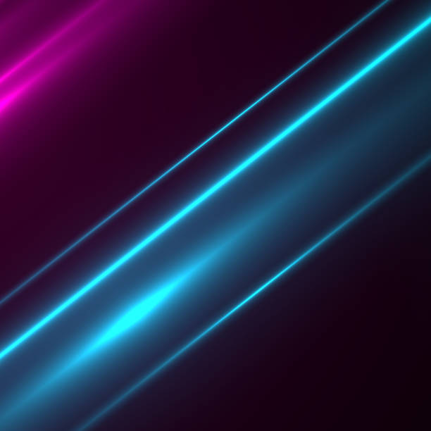 istock Luxury modern abstract neon streaks 527888716