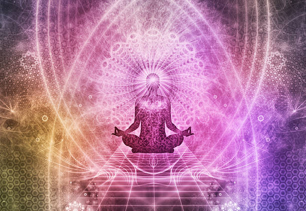 Abstract Meditation Spiritualism Concept Abstract Meditation Spiritualism Concept is a great background for spiritual purposes. chakra photos stock pictures, royalty-free photos & images