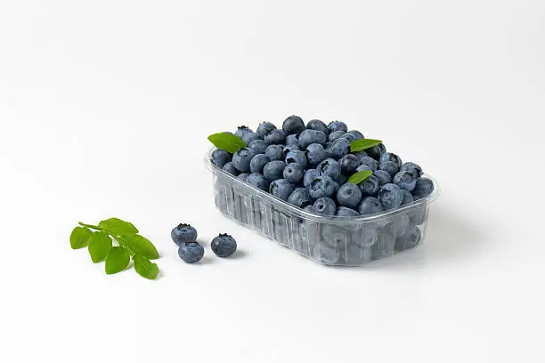 Photo of Blueberries in container