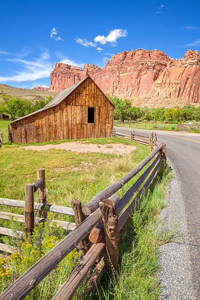 istock Gifford Barn by a road in Capitol Reef National Park. 527897510