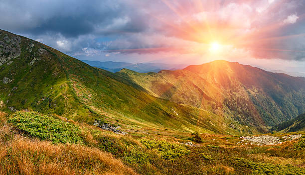 istock Sunny summer scene in the mountains. 527898556