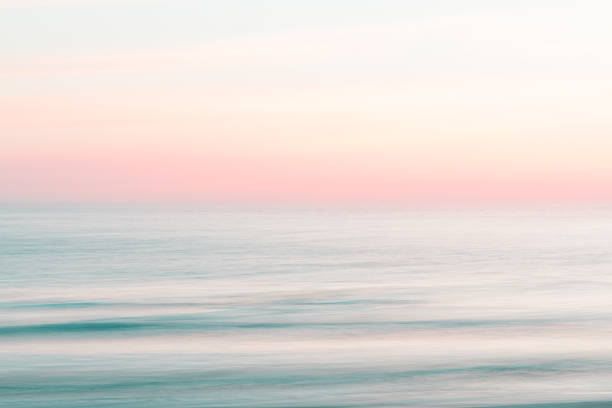 istock Abstract sunrise sky and  ocean nature background 527900146