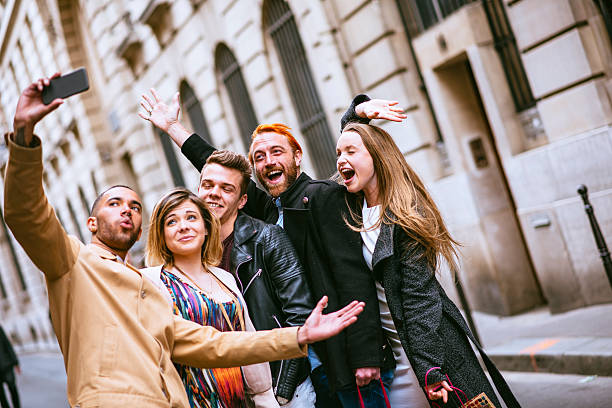 istock One more selfie before the party! 527901350