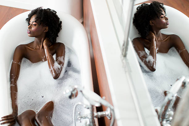 istock Woman in a bathtub 527901914