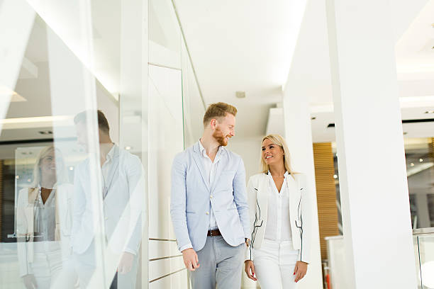 istock Young modern businesspeople in the office 527902634