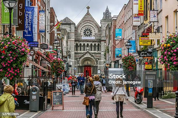 Grafton Street In Dublin Stockfoto und mehr Bilder von Dublin - Irland - Dublin - Irland, Grafton Street, Städtische Straße