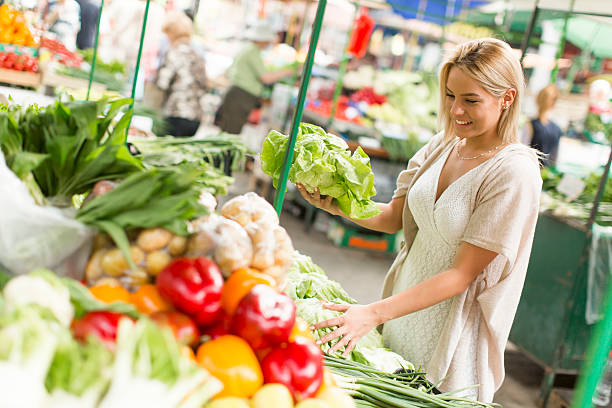 istock Woman at the market 527903632
