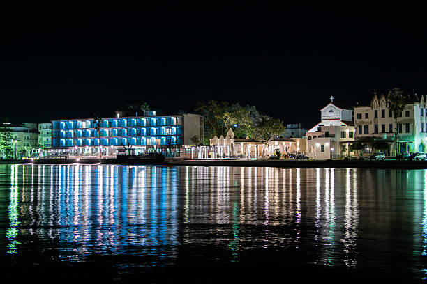 istock Night view of Kos Town 527903818