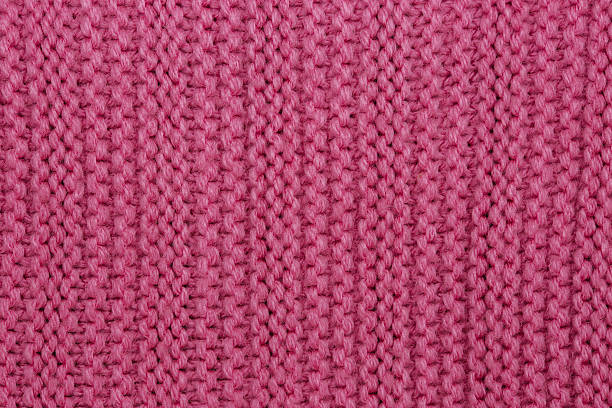 istock Close up of Pink Knitted background 527906062