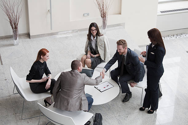 istock Business people on meeting 527906354