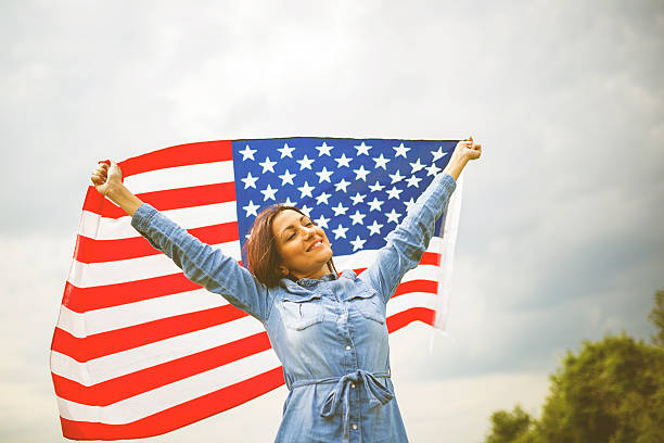 istock American dream girl 527908064