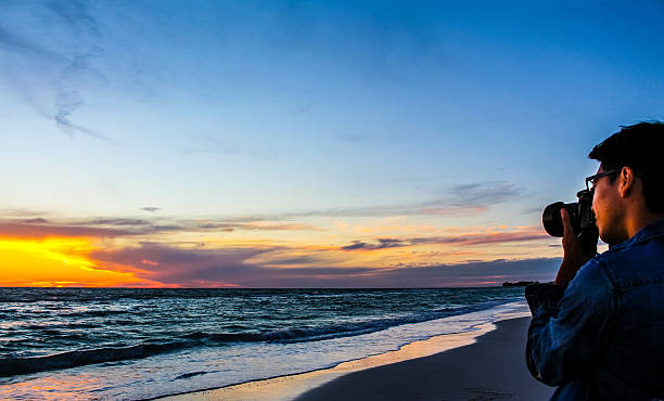 istock Photographer at dusk 527910124