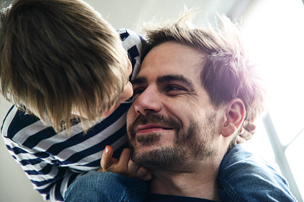 istock happiness young father with his son have fun 527910872