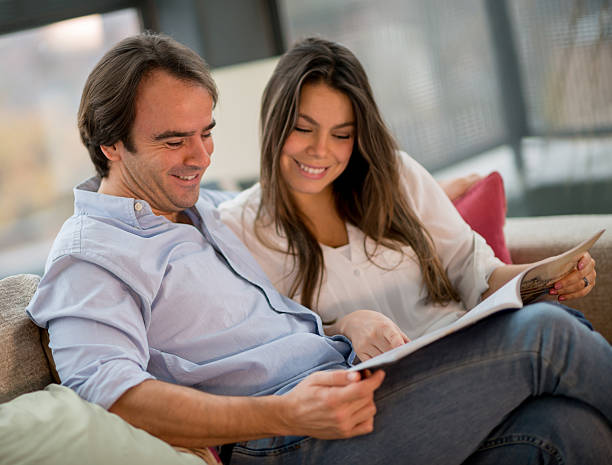 istock Couple at home 527954629