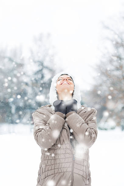 istock Girl Enjoying First Snow This Year 527958829