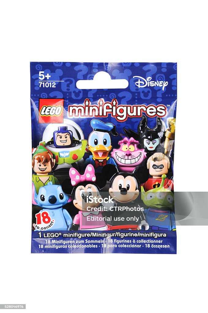 Lego Disney Minifigures Series 1 Unopened Packet Stock Photo Download Image Now - Closed, Cut Out - iStock