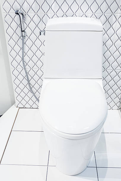 istock White toilet bowl in a bathroom 528047480