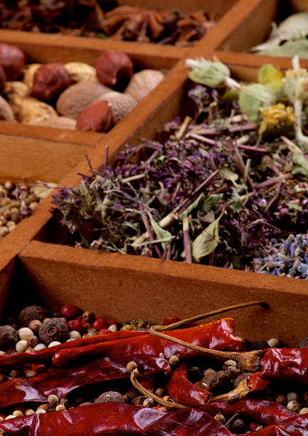 istock Spices in Wooden Box 528047898