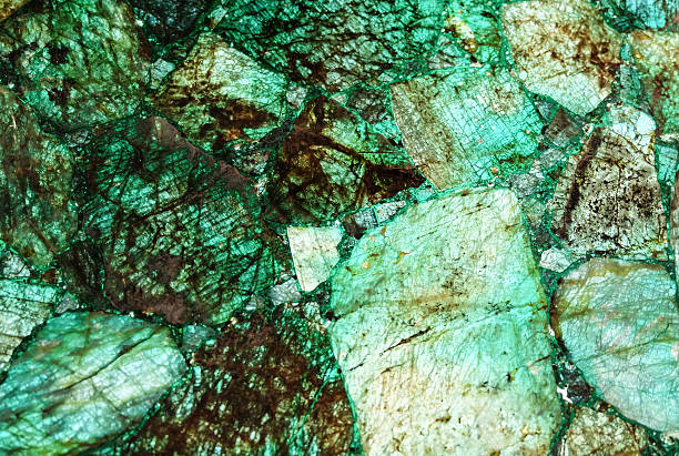 istock Natural patterns and textures of mineral, stones for background 528050080
