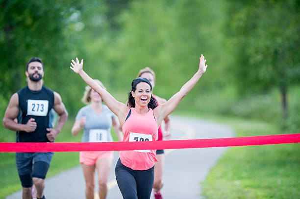 istock First to Cross the Finish Line 528057566