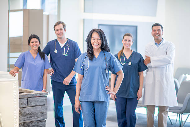 Hospital Staff Standing Together