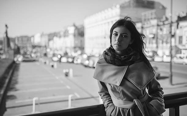 istock Woman in a coat. 528058504
