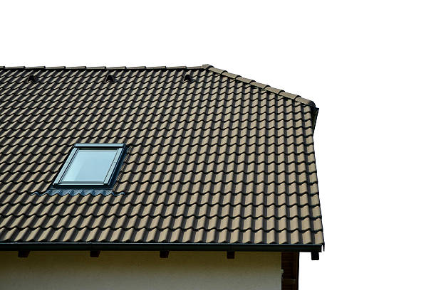 istock Roof house with tiled roof 528063402