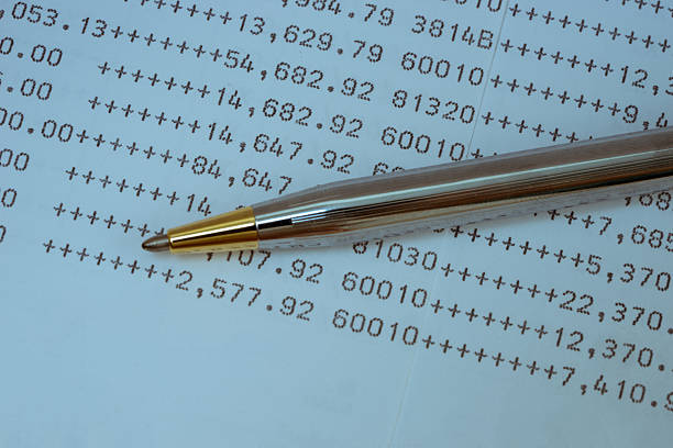 istock bank statements with pen 528063694