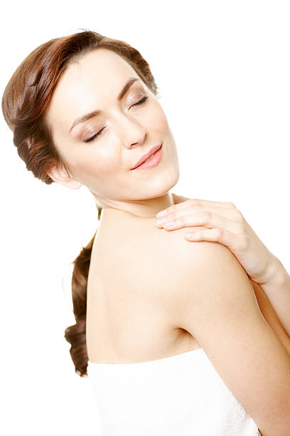 istock Woman in bath towel 528064885