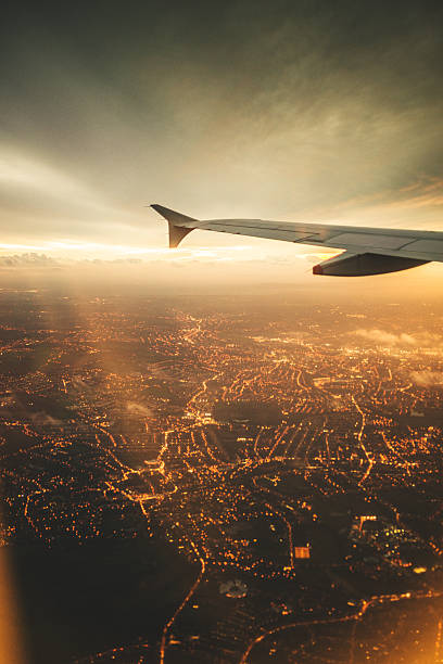 istock Aerial view of clouds from the sky 528065227