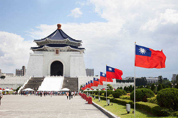 chang (cks) kai shek memorial hall - national chiang kai shek memorial hall foto e immagini stock