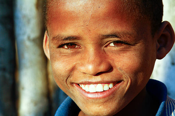 istock Cute african boy with beautiful smile - Madagascar 528067173