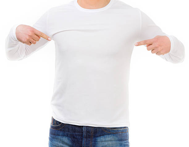 istock man in a white shirt with long sleeves 528067577