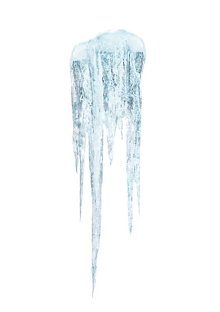 icicles Icy icicles isolated on white icicle photos stock pictures, royalty-free photos & images