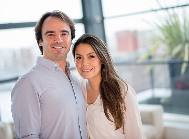 istock Happy couple at home 528068693