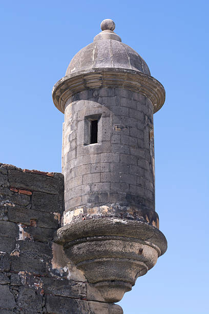 istock Fortress lookout turret 528068855