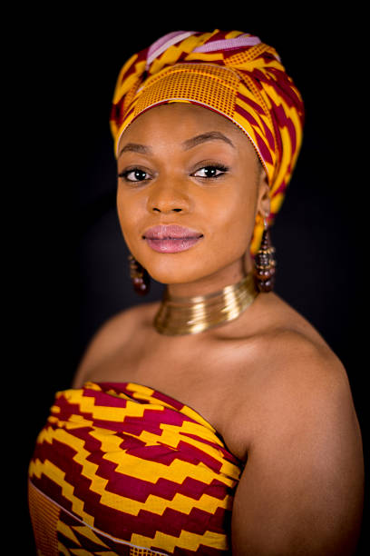 istock Elegant African woman 528069015