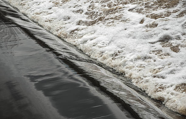istock artificial dam to Store water for dry season 528073108
