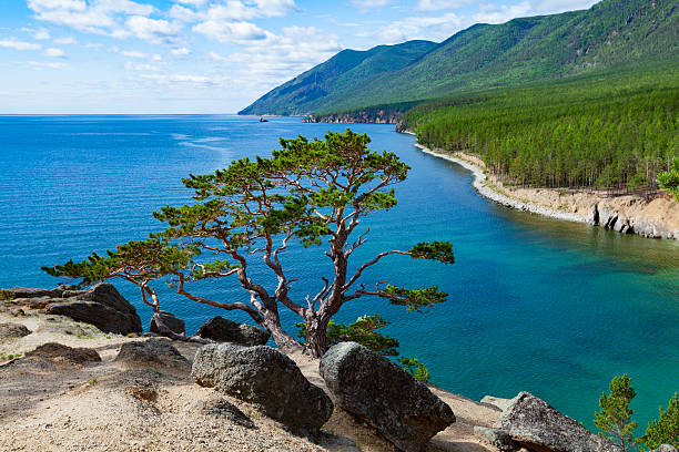 Summer day on Lake Baikal Summer day on Lake Baikal siberia summer stock pictures, royalty-free photos & images