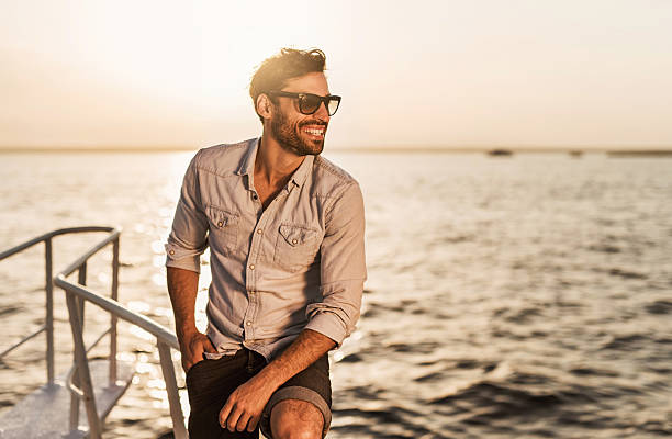 istock Enjoying a day on yacht at sunset. 528099549