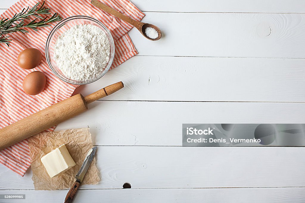 Zutaten für den Teig - Lizenzfrei Backen Stock-Foto