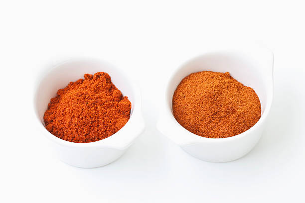 istock Paprika-spice in bowl on white background 528101873