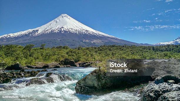 Waterfalls Osorno Stock Photo - Download Image Now - Beauty In Nature, Blue Mountains - Australia, Chile